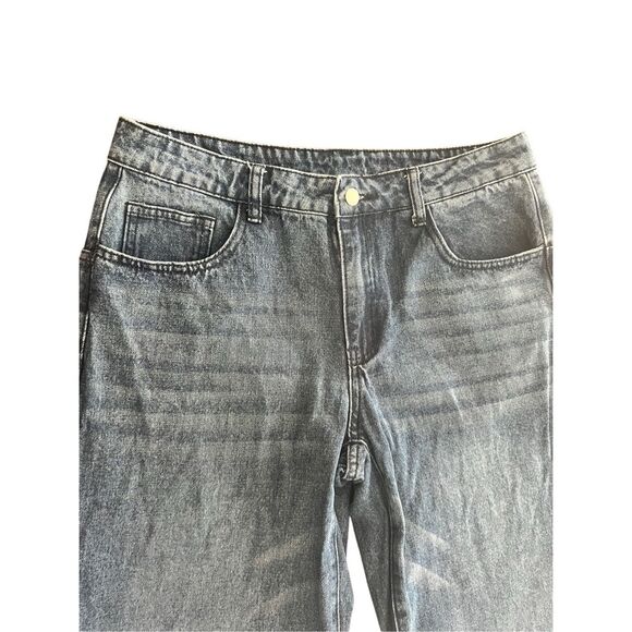 SHEIN flare wide leg jeans size L - Picture 5 of 10